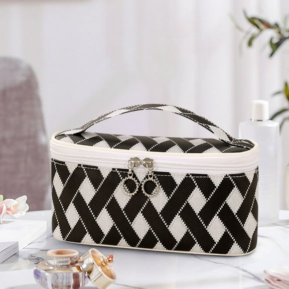 Organization Storage - Portable Makeup Bag With Large Storage Capacity Exquisite And High End Travel Storage Box Wash Bag Storage Trunks & Bag