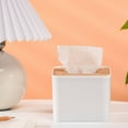 thumbnail image 1 of Organization and Storage, Tissue Box Wood Tissue Box Living Room Dining Room Home Tissue Box Damp And Wear Environmental Plastic Good For Storage, Home Gifts, 1 of 6