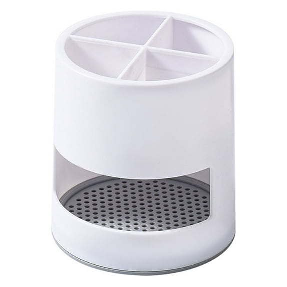 Organization and Storage, Toothbrush HolderBathroom Countertop Ventilated Drainage ShelfRazor Cosmetic Brush Compartment Organizer Bathroom Vanity Countertop Accessories, Home Gifts