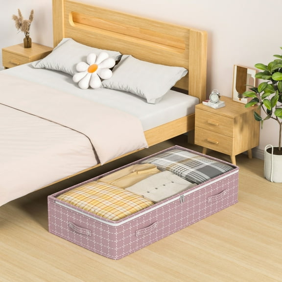Organization and Storage - Underbed Storage Bag For Household Clothes Quilts Storage Sorting And Placing Under The Bed Folding Storage Tool Storage Trunks & Bag