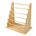 thumbnail image 1 of Organization and Storage, Wood 6 Tier Jewelry Storage Rack Multi-functional Bracelet Display Stand Countertop Organizer Bangle Scrunchie Organizer Holders For Store Showcase And Home, Women Gifts, 1 of 6