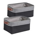 thumbnail image 1 of Organization and Storage Basket for Shelves - 12x8x5.2 inch 2 Pack Fabric Storage Cubes, Collapsible Storage Bins for Closet Organizer Gift Cloth Toy, 1 of 9