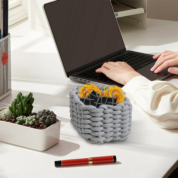 Organization and Storage - Solid Color Desktop Storage Basket Key Remote Control Desktop Storage Basket Cosmetics Retail Storage Basket Baskets