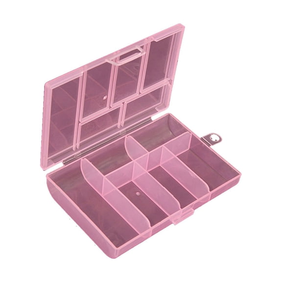 Organization and Storage, Storage Case Box Container Pills Jewelry Nail Art Tips 6 Grids, Holiday Gifts
