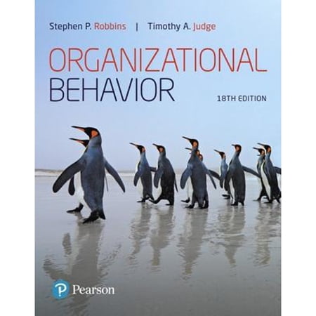 Organizational Behavior by Stephen Robbins and Timothy Judge Paperback 18th Edition English
