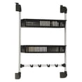 thumbnail image 1 of Organize It All 2 Basket over the Door Storage Organizer, Black, 1 of 10