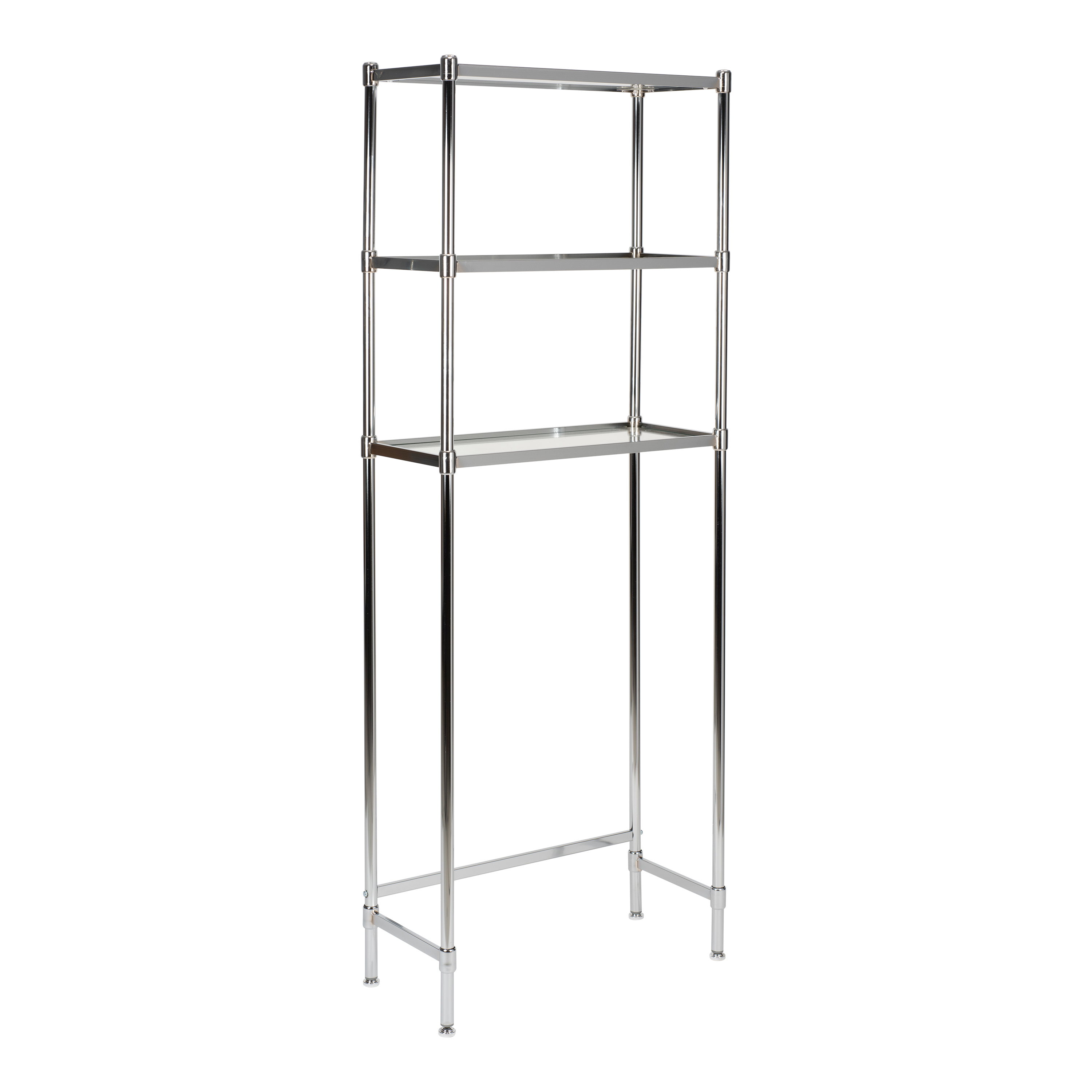 Organize It All 3 Tier Glass Shelf Space Saver - image 1 of 7