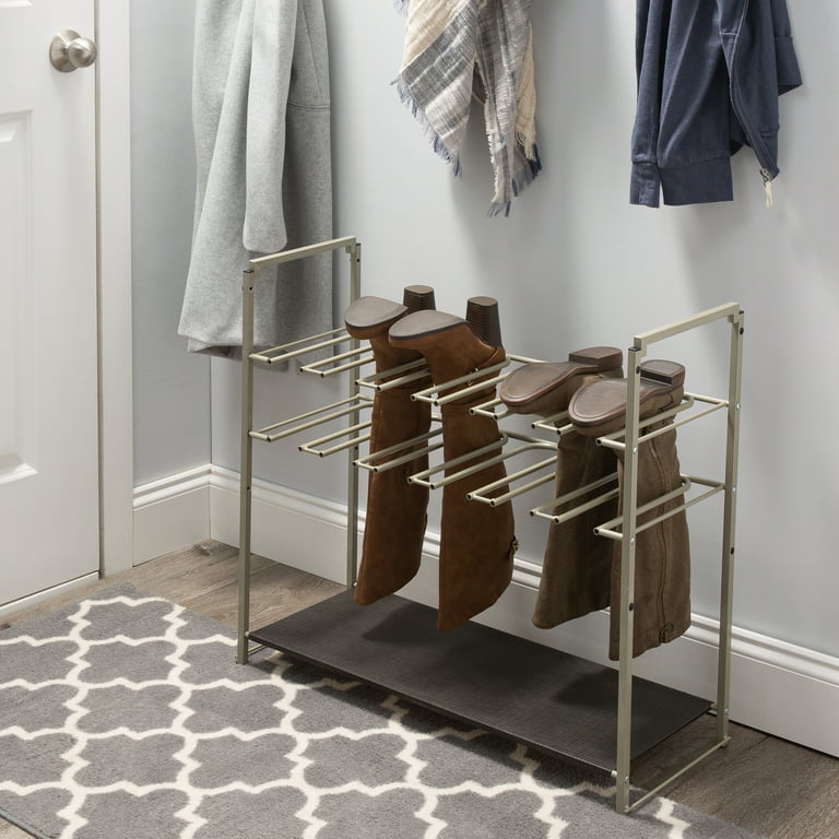 Organize It All 6 Pair Stackable Boot Rack 