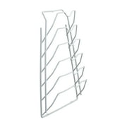 Organize It All 6-Shelf Cabinet Rack Lid Organizer, 10.6 x 4 x 16.6 inches, White