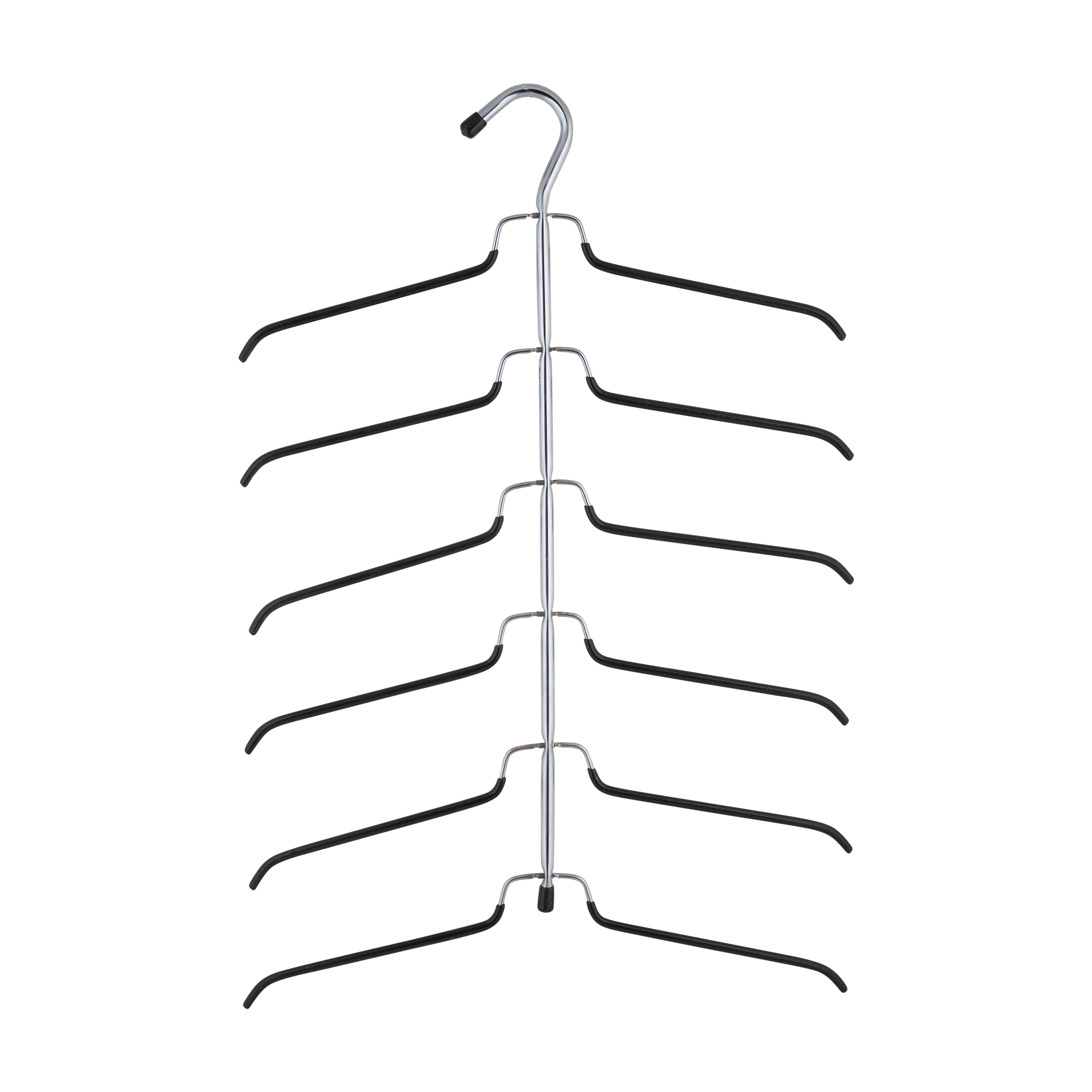 Organize It All 6 Tier Blouse Tree Metal Clothes Shirt Hanger in Chrome - image 1 of 7