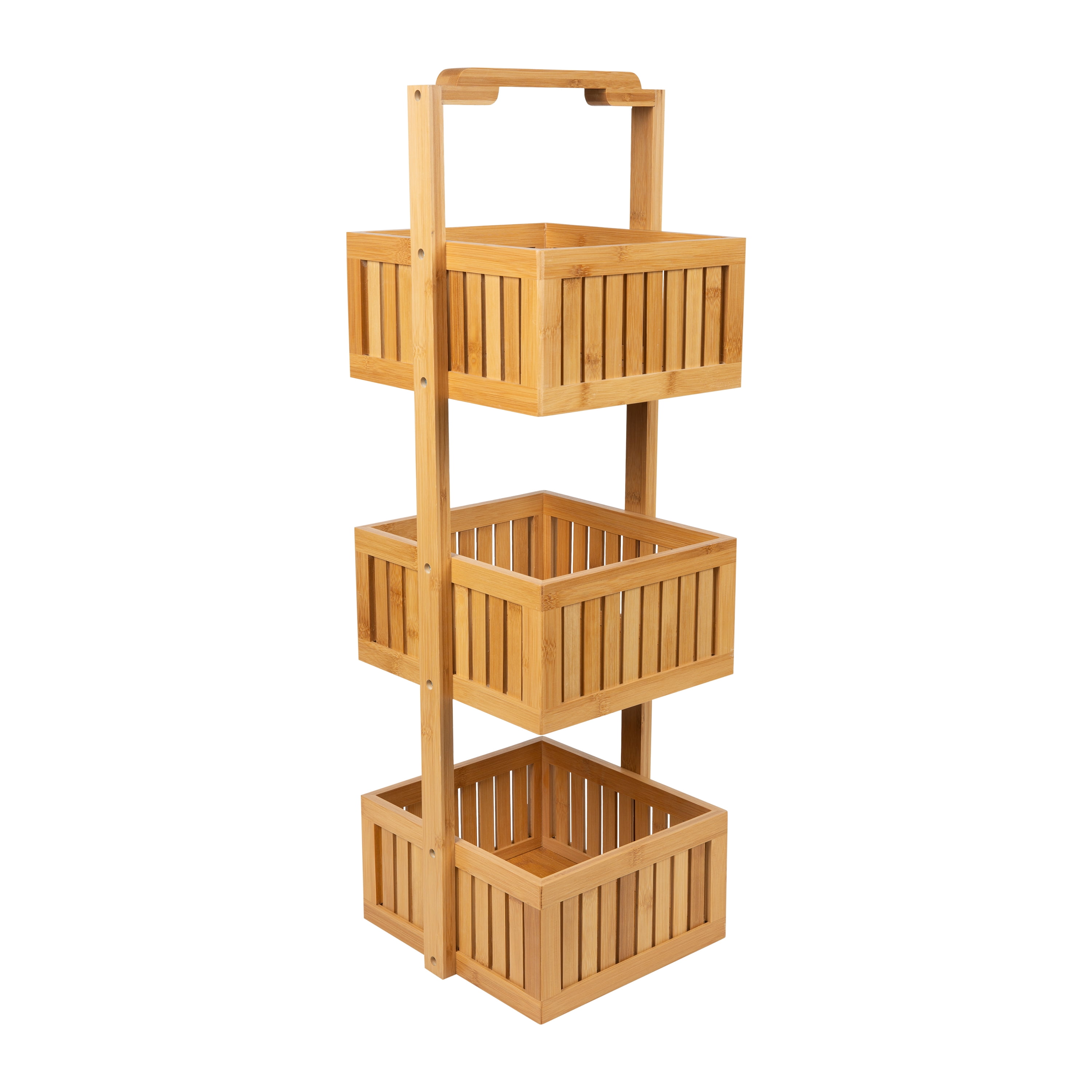 Bamboo 3 tier Corner Rack Bathroom Storage Shelf Free - Temu