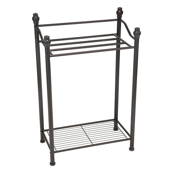 Organize It All Belgium Towel Rack Tower in Oil Rubbed Bronze