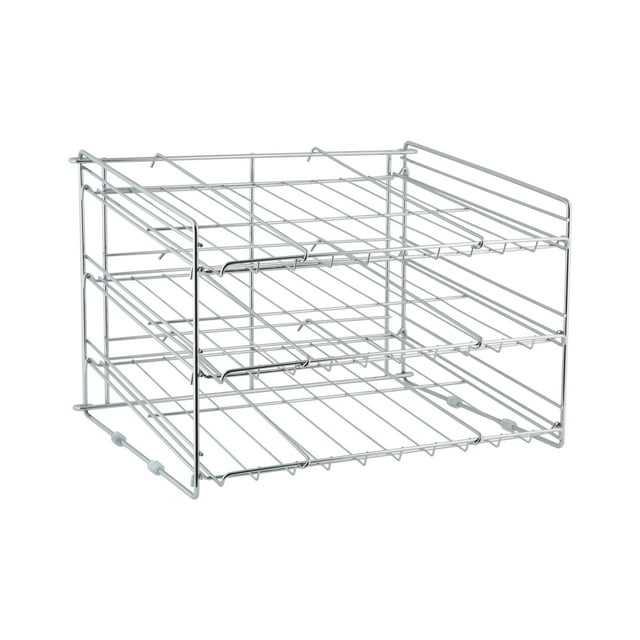 Organize It All Deluxe 3 Tier Can Storage Rack in Chrome