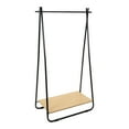 thumbnail image 1 of Organize It All Freestanding Garment Rack with Shelf in Black, 1 of 10