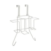 Organize It All Ironing over the Door Iron Caddy & Board Holder, White
