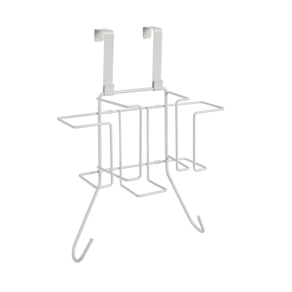 Organize It All Ironing over the Door Iron Caddy & Board Holder, White