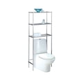 thumbnail image 1 of Organize It All Luxury 3 Tier Metal Shelves Space Saver in Chrome, 1 of 7