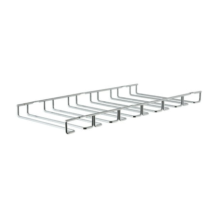 Organize It All Metal Stemware Rack in Chrome