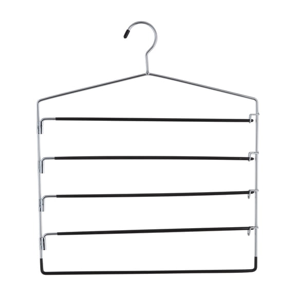 Organize It All Neu Home Chrome Slack Rack with 5 Tiers and Swing Arm