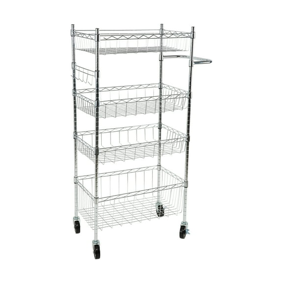 Organize It All Organize It All 4 Tier Utility Cart