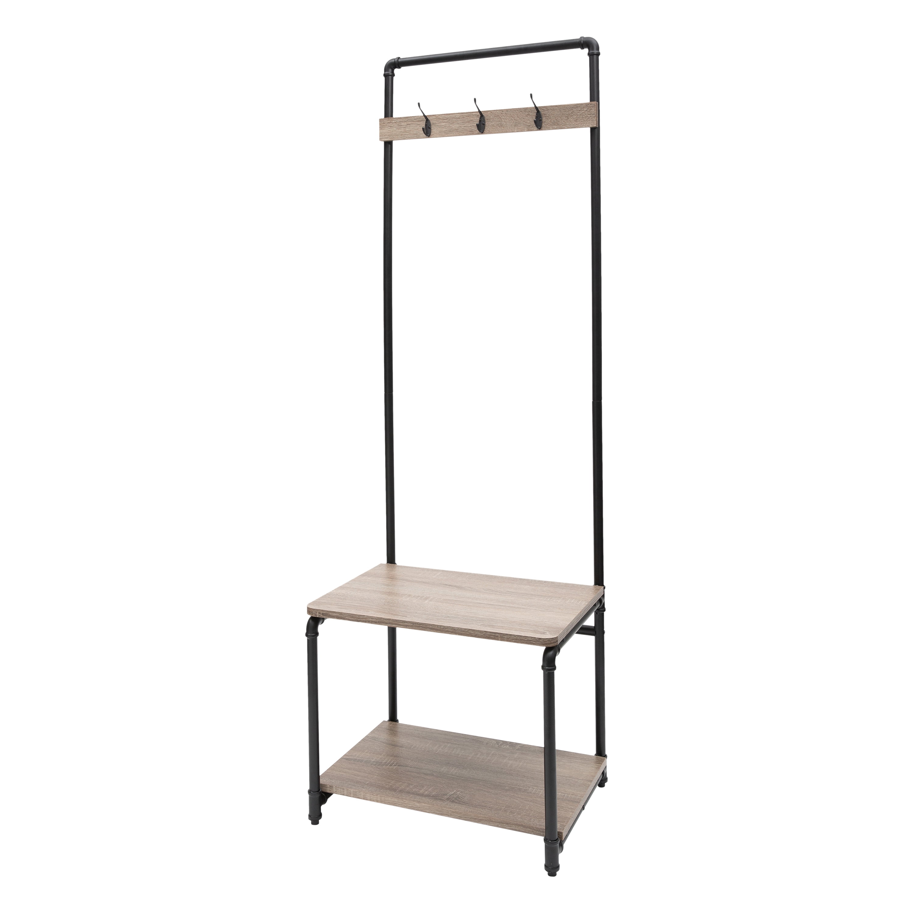 Organize It All Pipe Line Metal Entryway Storage