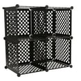 thumbnail image 1 of Organize It All Stacking Cube Set of 4 in Black, 1 of 13