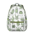 thumbnail image 1 of Organized Cactus Backpack with Separate Laptop Compartment: Great for College and School Days, as Well as Work Commutes, a Practical Gift for Teens and Adults Heading into the New Academic Year, 1 of 6