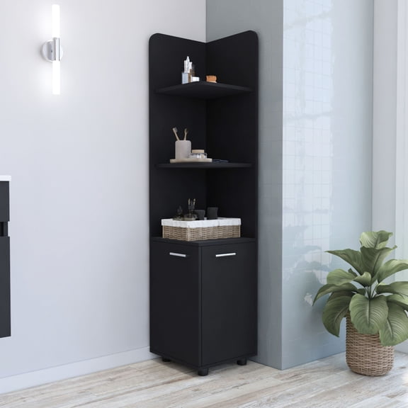 Organized Corner Solution - Arrange Bathroom Supplies in an Orderly Manner