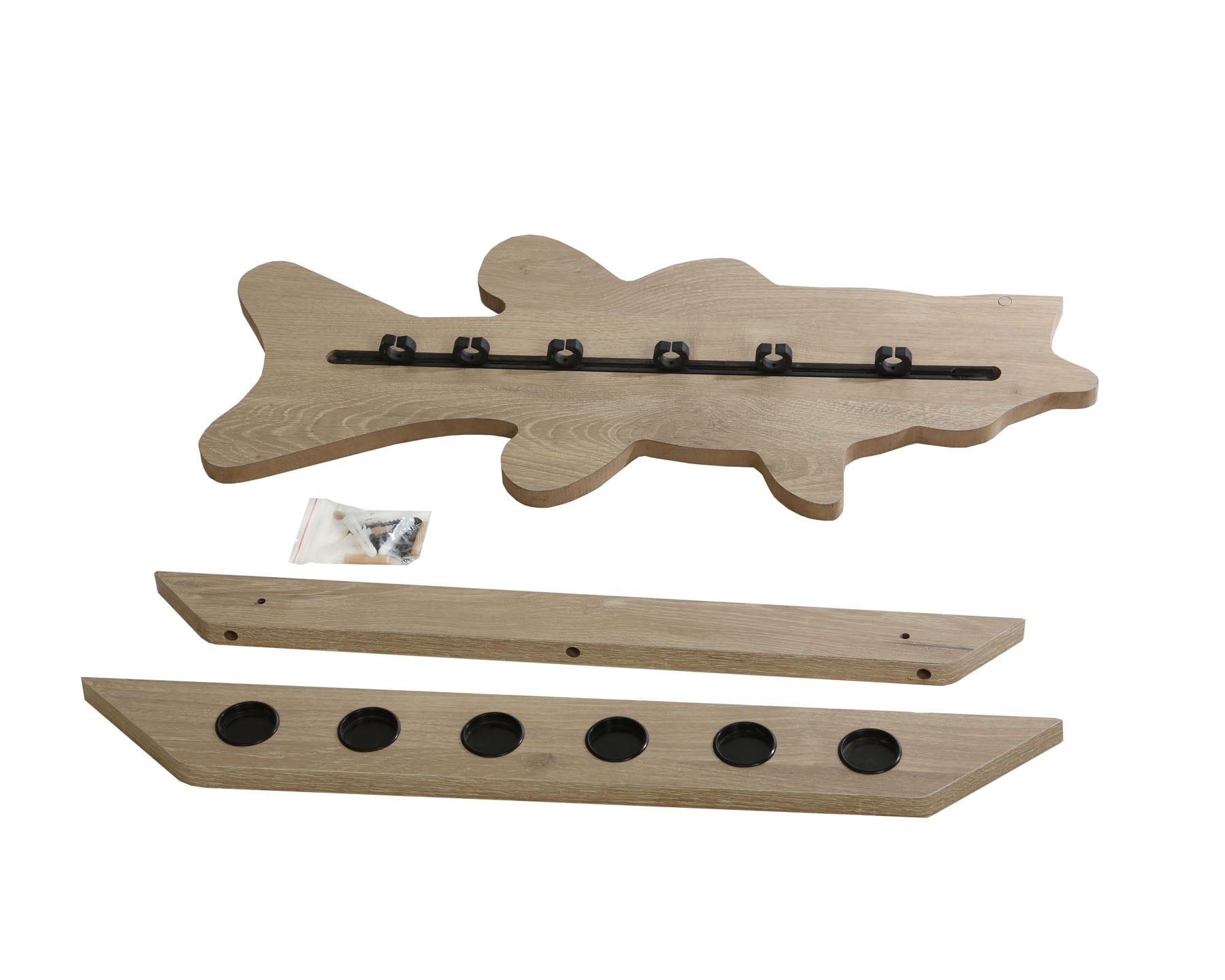 Organized Fishing Distressed Bass Wall Rack - Walmart.com