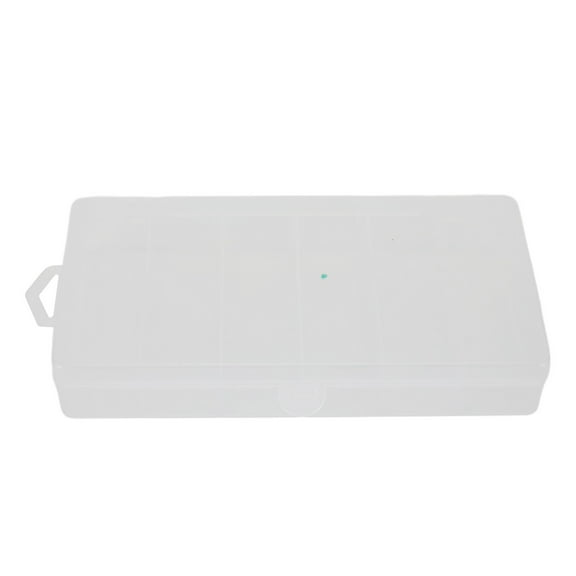Organized Fishing Transparent PVC Six Grid Accessory Box for Tackle and Bait