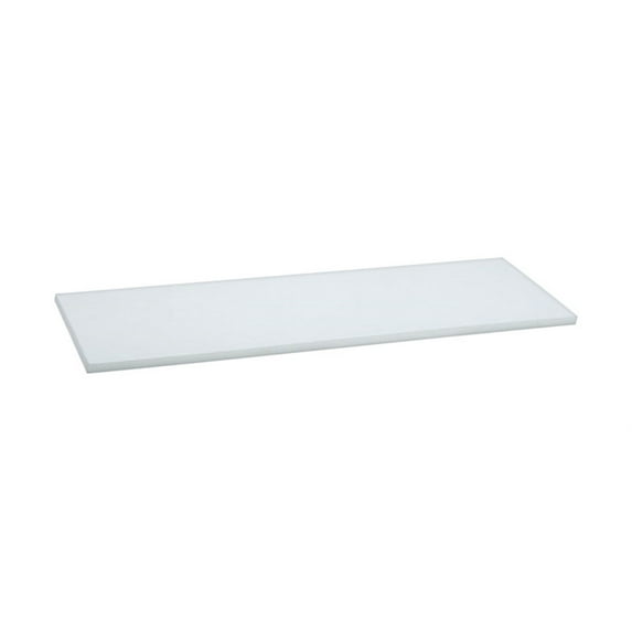WOOD SHELF 12X48 WHT