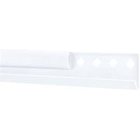 FreedomRail 78 In. White Horizontal Hanging Rail with Cover 7913457811