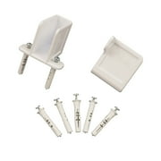 Organized Living 1464-6621-11 Plastic Side Wall Brackets