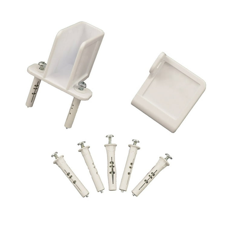 Organized Living Plastic Sidewall Brackets with Trilock Anchors 2 pk Organized Living Plastic Sidewall Brackets with Trilock Anchors 2 pk