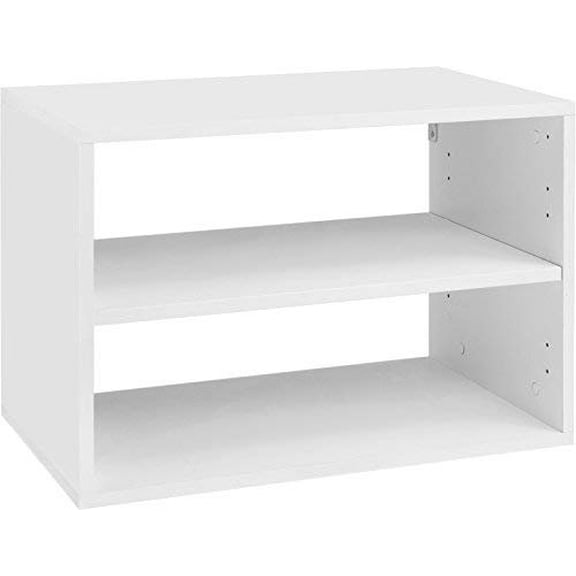 Organized Living freedomRail 1 Shelf OBox - White