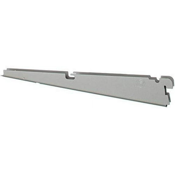 Organized Living freedomRail Bracket for Ventilated Shelves, 12-inch - Nickel