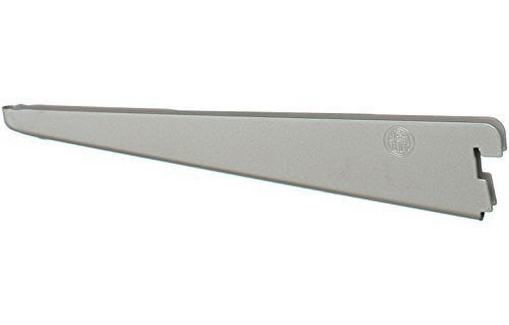 Organized Living freedomRail Bracket for Wood Shelves, 12.5-inch - Nickel