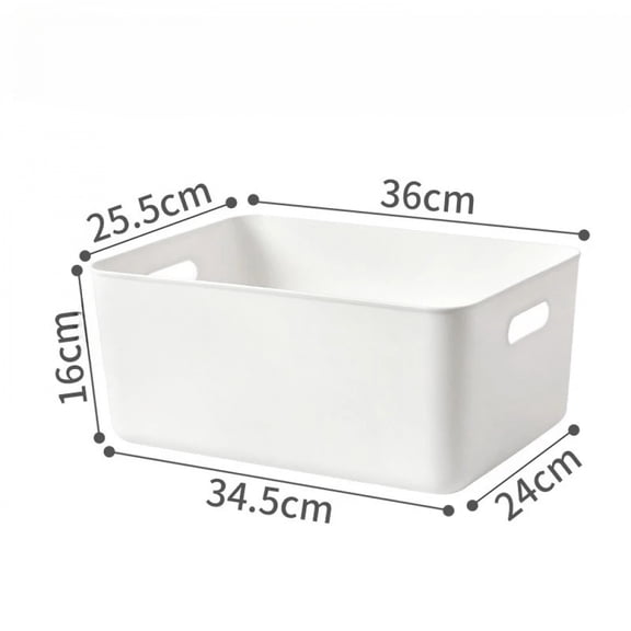 Organizer Basket Toys Sundries Cosmetics Clothing Lidless Storage Box Dustproof Plastic Storage Box Desktop