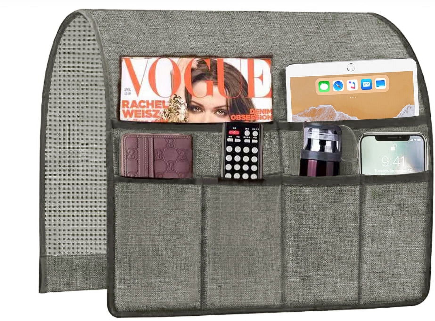 Organizer Couch Storage, TV Remote Holder for Armchair, Armchair Caddy