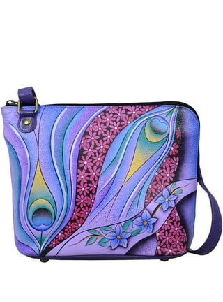  Anna by Anuschka Women's Hand Painted Genuine Leather Multi  Pocket Wallet - Birds in Paradise : Clothing, Shoes & Jewelry