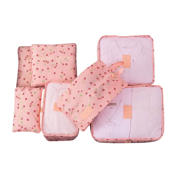 Organizer Set Luggage Sorting System with Large Capacity Storage Bags for Efficient Packing