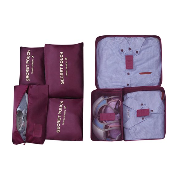 Organizer Set Luggage Sorting System with Large Capacity Storage Bags for Efficient Packing