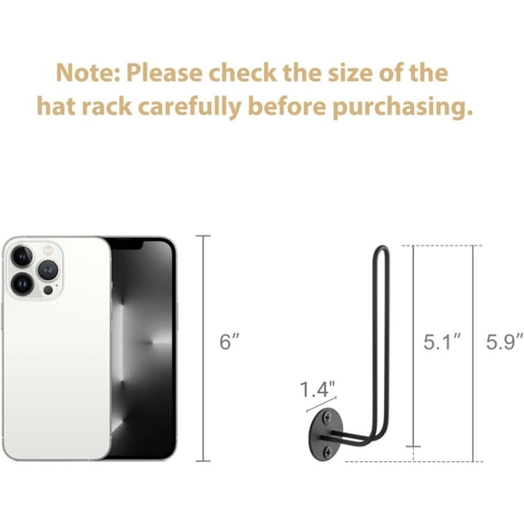 Organizer Shelf Maximize Space Rust Resistant 1pcs Hat Organizer For Baseball Caps Hat Rack Hats Can Be Hung Stacked On The Hanger Hat Storage Rack