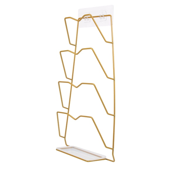 Kitchen Organizer Shelves with Hanging Pot Lid Storage Holder for Efficient Space Saving and Easy Access