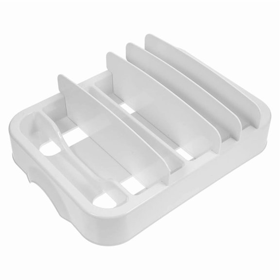 Organizer Tray Cutting Board Holder with Removable Compartments for Kitchen Countertop Stain Utensil Storage