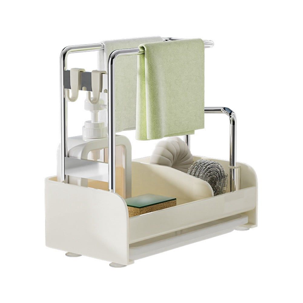 Organizer With Drain Tray: And Sponge Rack Storage Solution! - Walmart.com