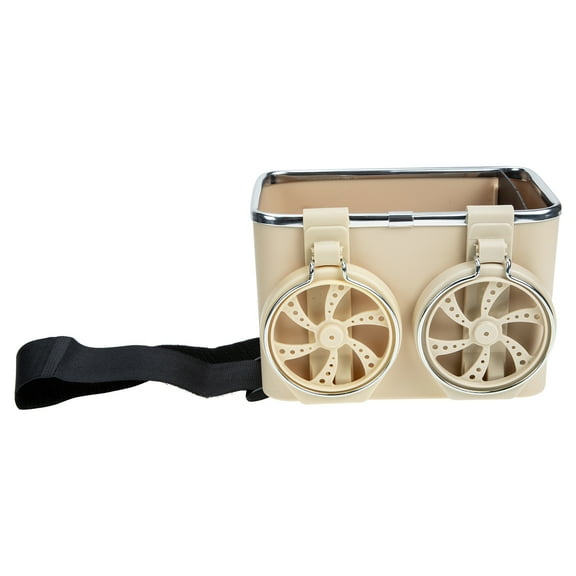 Organizer with Cup Holder Center Console Fixed Super Travel Yellow