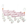 thumbnail image 1 of Organizers And Storage Storage Folding Multi-head Drying Rack Socks Clip Windproof Multifunctional Telescopic Drying Rack Storage Bins Clearance, 1 of 2