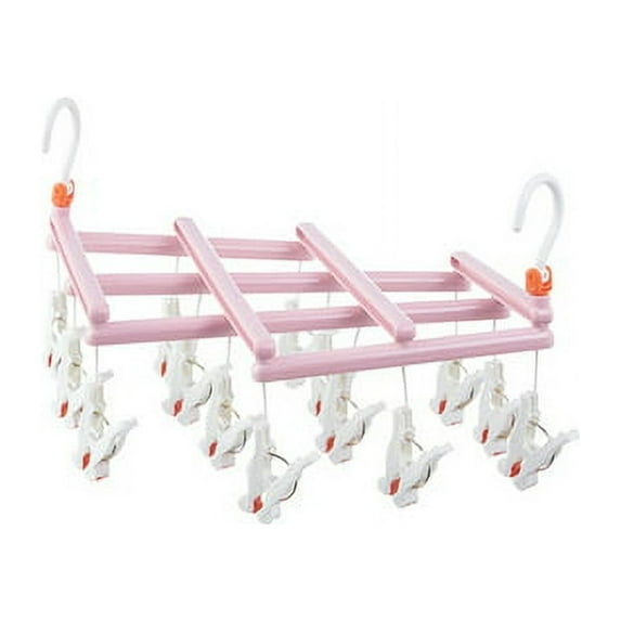Organizers And Storage Storage Folding Multi-head Drying Rack Socks Clip Windproof Multifunctional Telescopic Drying Rack Storage Bins Clearance