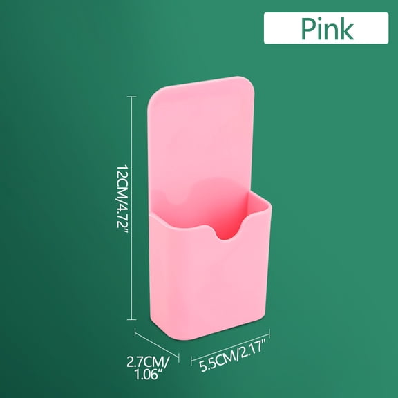 Organizers and Storage Magnetic Pencil Box with Chalkboard Panel for Pens, Pencils, and Chalks in Macaron Color